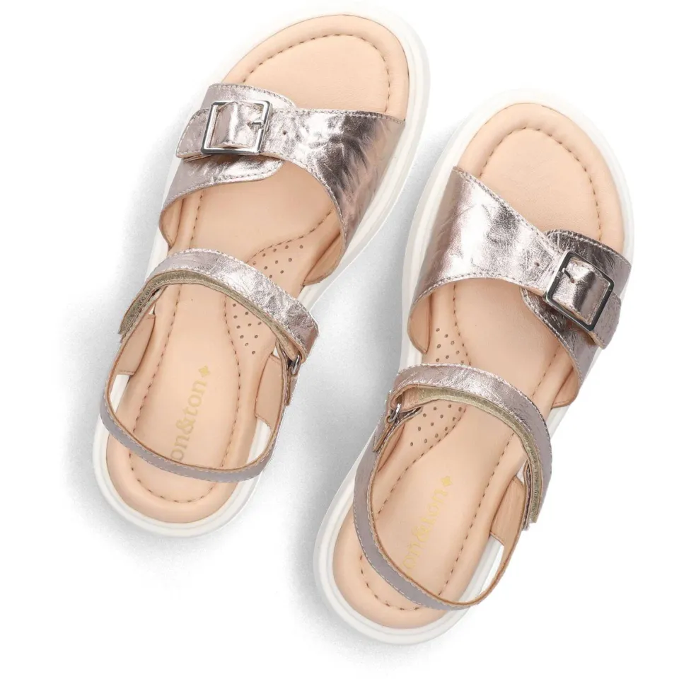 Ton & Ton Sandalen Raisa Bronskleurig, foto 6