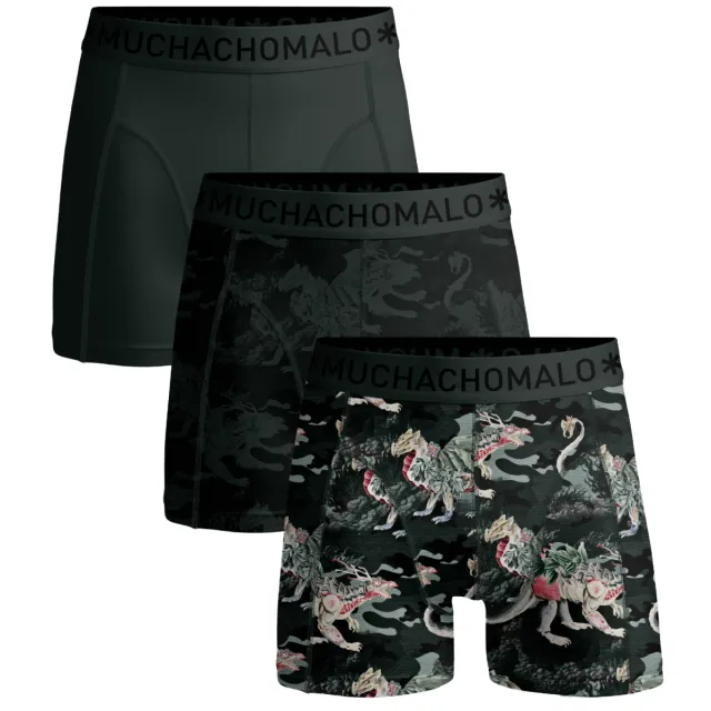 Muchachomalo Heren 3-pack Boxershorts Veelkleurig