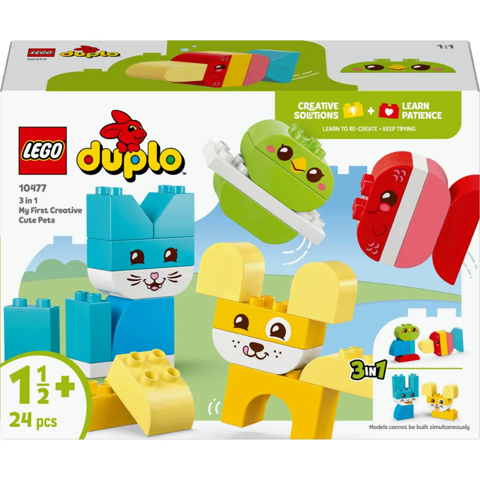 Lego DUPLO Mijn Eerste 3-in-1 Creatieve Huisdieren Speelgoed 10477, foto 3