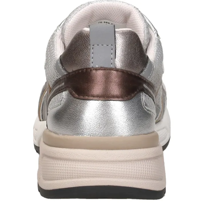 Gabor sneakers laag zilver, foto 4