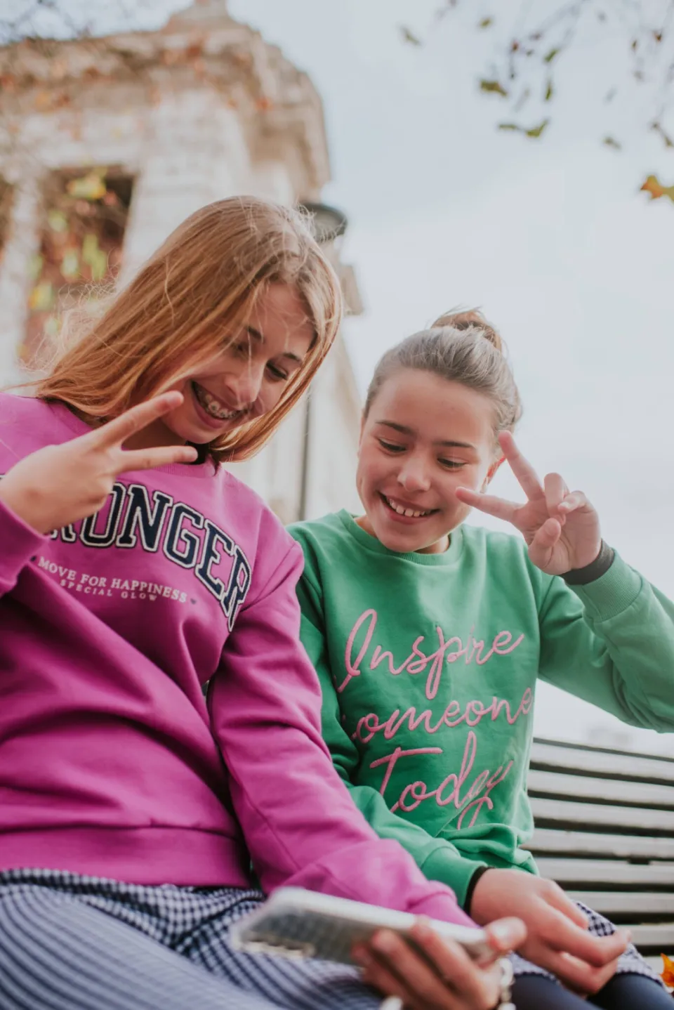 No Way Monday rechtvallende sweater met tekst - paars, foto 4