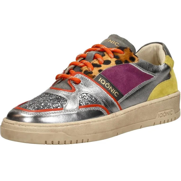 Iqonic lage sneaker zilver, foto 4
