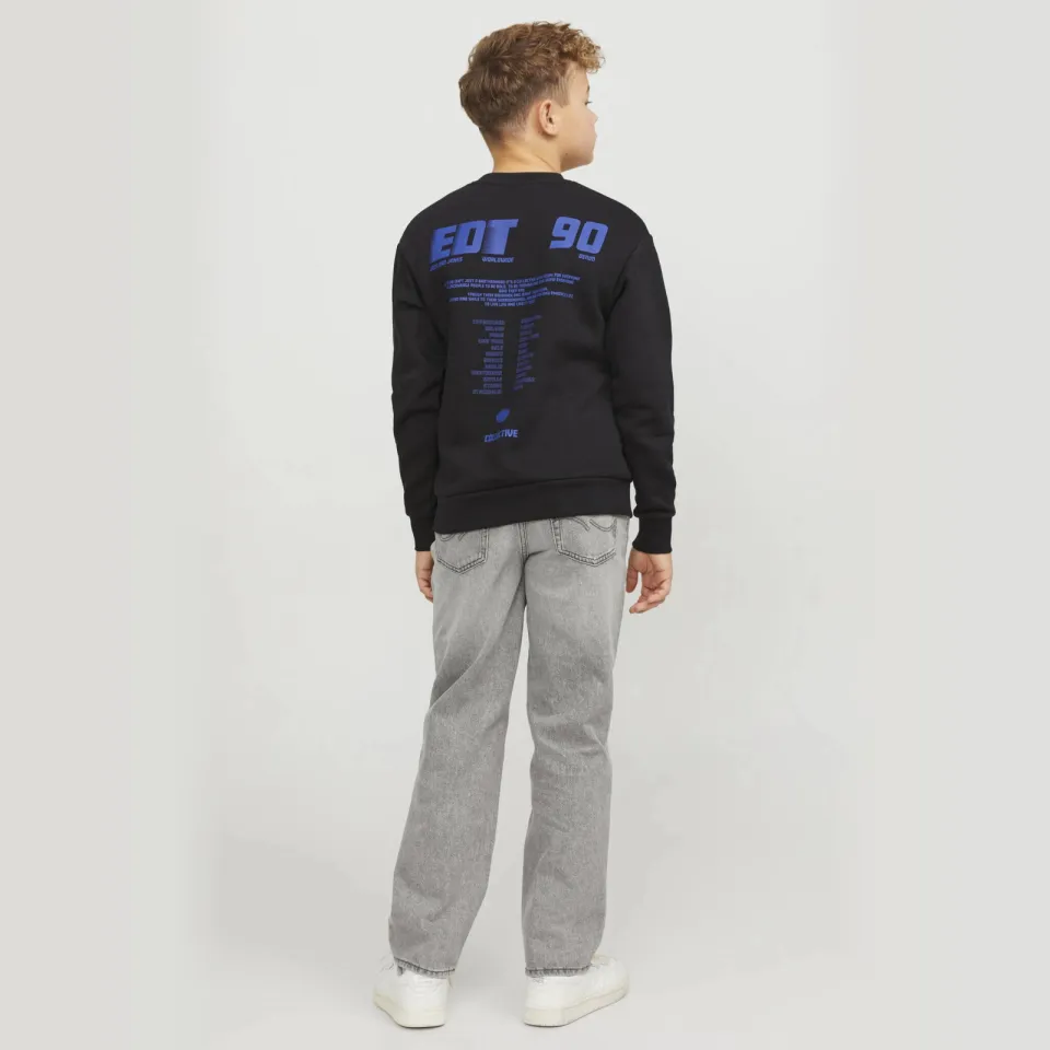 Jack & Jones JUNIOR loose fit jeans JJICHRIS grijs, foto 4