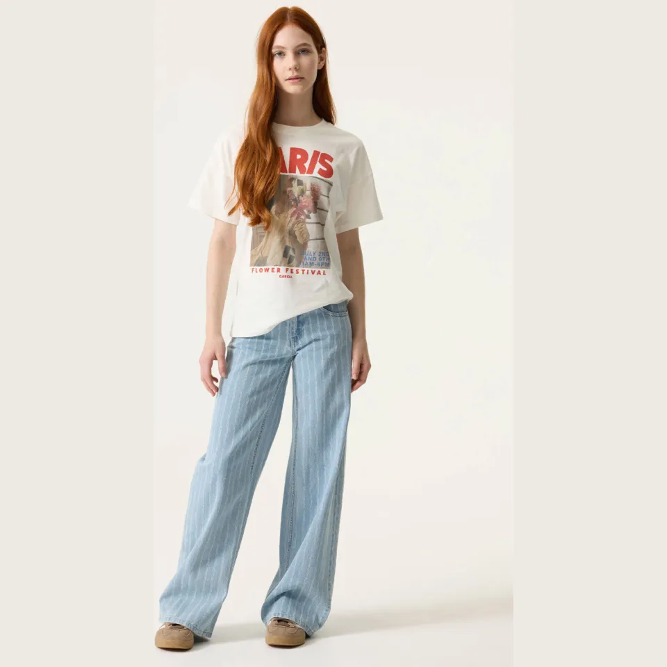 Garcia t-shirt ecru, foto 2