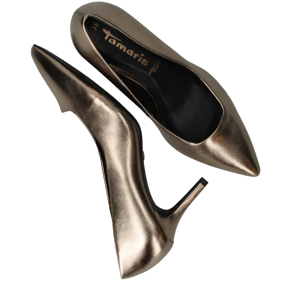 Tamaris pumps goud, foto 5