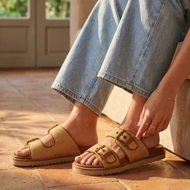 Mexx Mexx Reilly Penny Slippers cognac Synthetisch Bruin