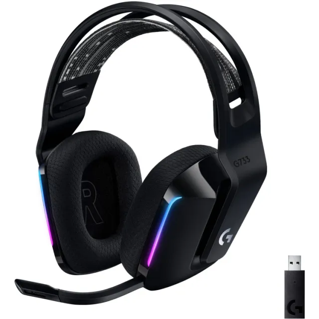 Logitech G733 LIGHTSPEED draadloze gaming headset zwart