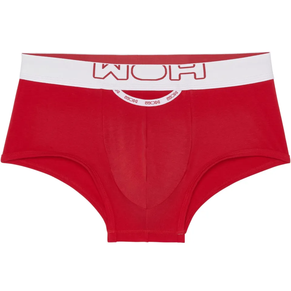WOH Boxershort met elastische band met label Rood