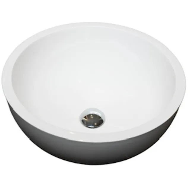 Loutro Waskom Loutro Milano M Rond 39x39x15.5 cm Mat Wit Loutro