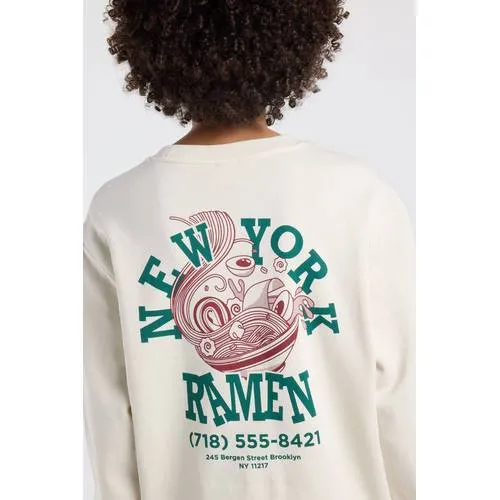America Today sweater met backprint - beige, foto 6