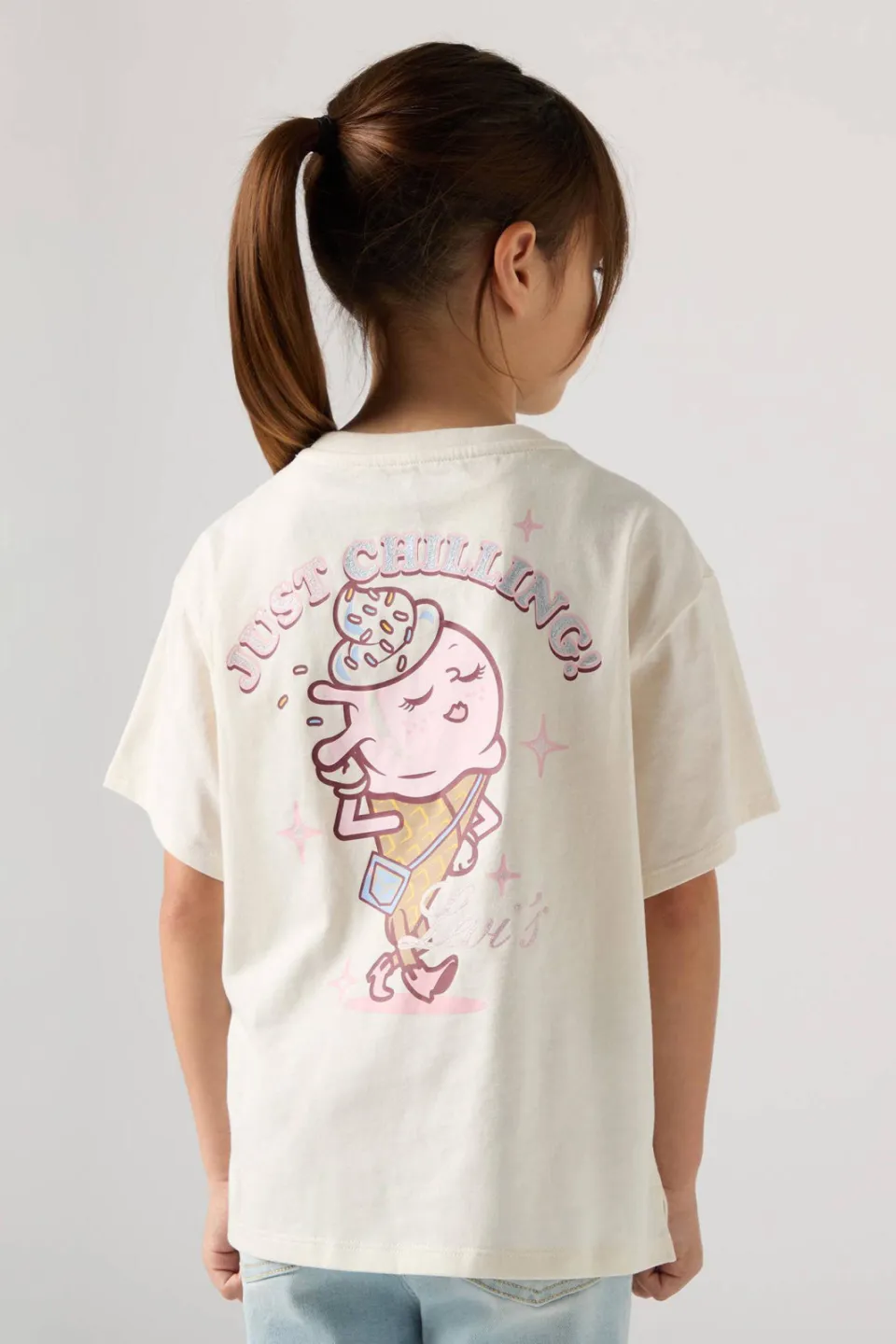 Levi's T-shirt ecru, foto 8