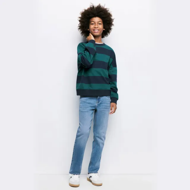 Mango Kids slim fit jeans - middenblauw Medium blue denim