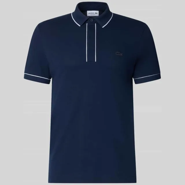Lacoste regular fit polo donkerblauw, foto 2