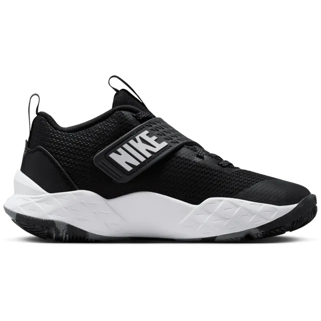 Nike Team Hustle kindersneakers zwart Black