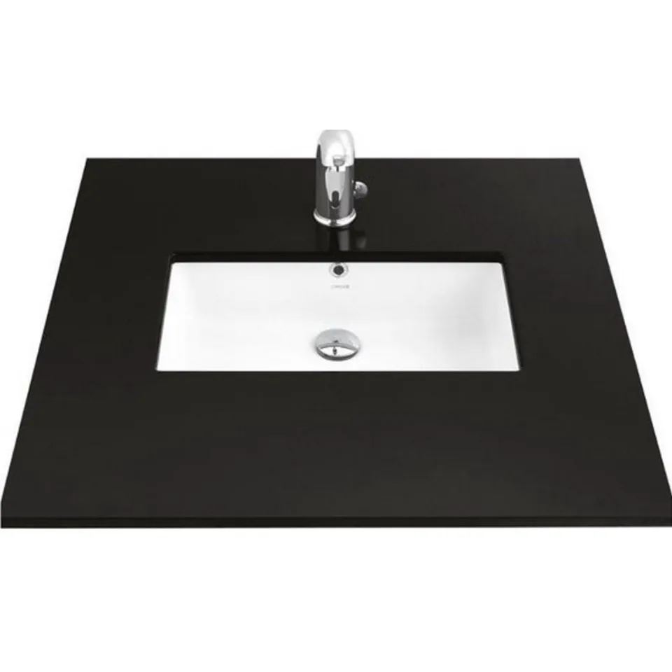 Boss & Wessing Wastafel BWS Piano 101x53 cm Zwart Graniet