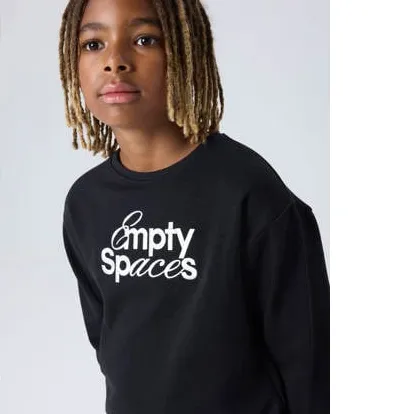 NAME IT KIDS sweater met borduursels - zwart, foto 4
