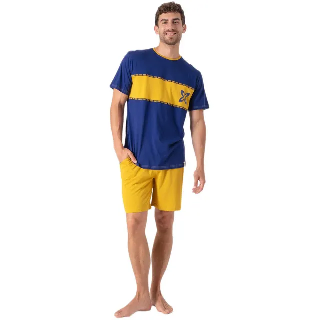 Munich MU9 pyjamaset blauw