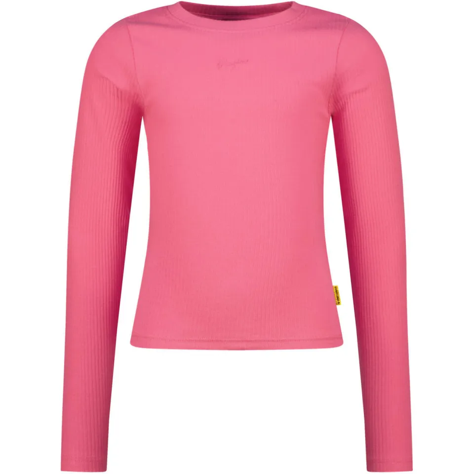 Vingino ribgebreide longsleeve roze, foto 2