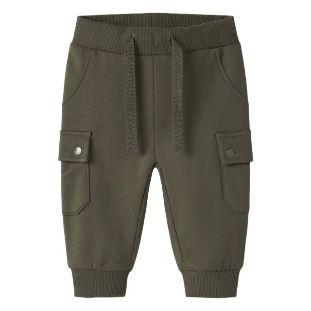 NAME IT regular fit cargobroek kaki