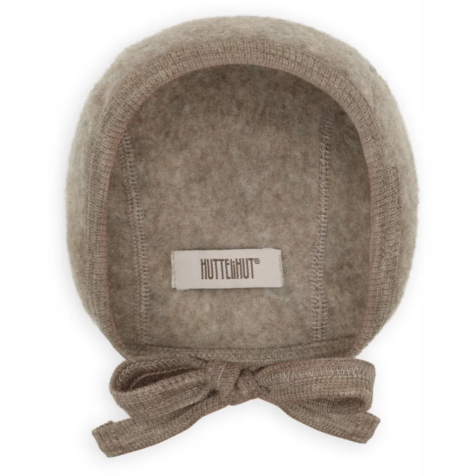 Huttelihut Bonnet Wool Fleece - Beige-6M, foto 3