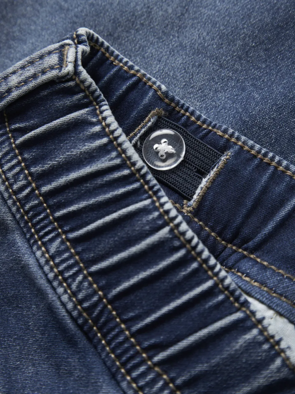 NAME IT KIDS slim fit jeans NKMRYAN JOGGER dark blue denim, foto 7