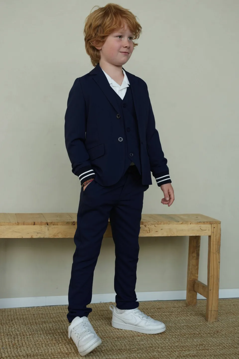 TYGO & vito regular broek donkerblauw, foto 3