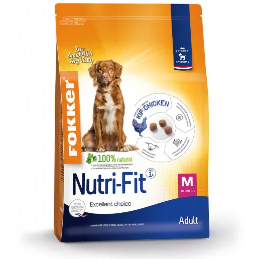 Fokker Nutri-Fit M hondenvoer 2,5 kg