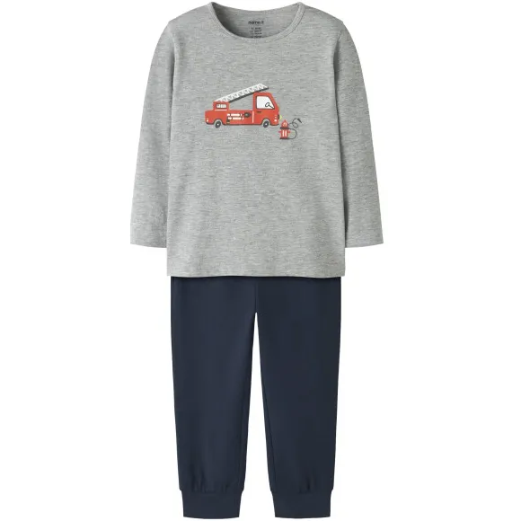 NAME IT MINI pyjama grijs melange, foto 2