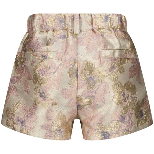 Vingino gebloemde casual korte broek beige, foto 3