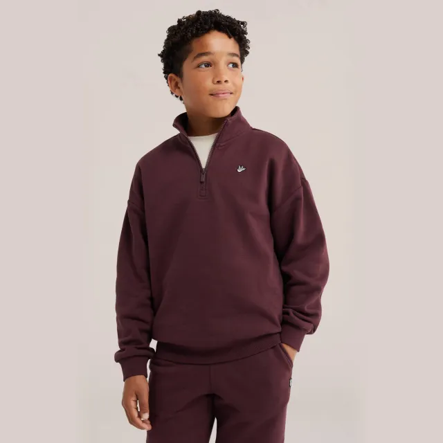 WE Fashion sweater - donkerrood