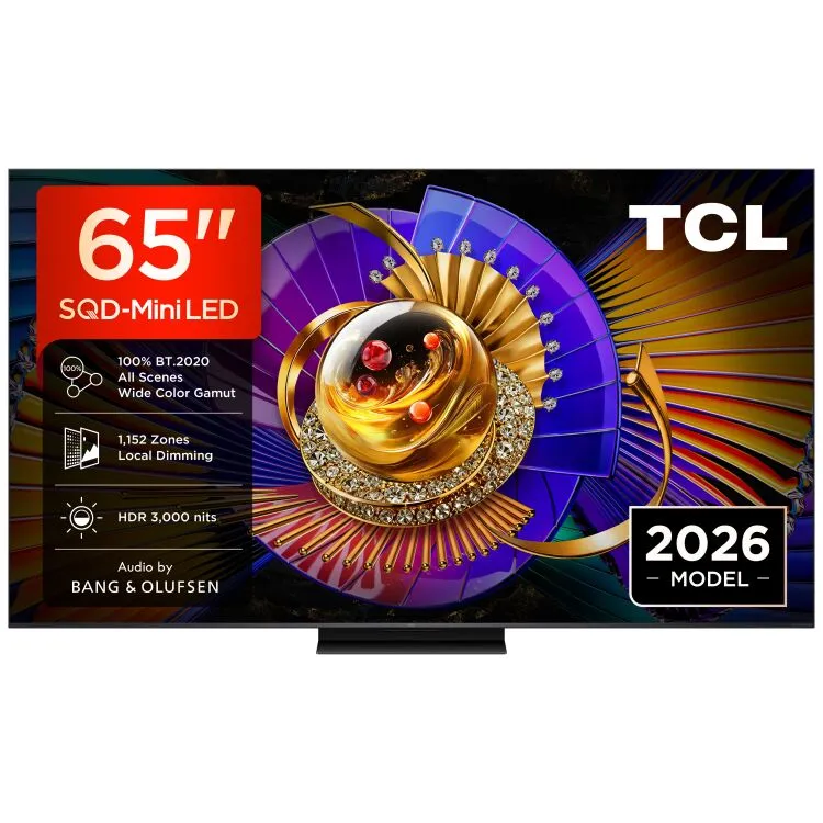 TCL 65MSQLED85L miniLED-tv zwart, foto 4