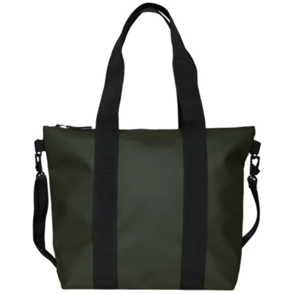 Rains shopper Tote Bag Mini kaki Groen