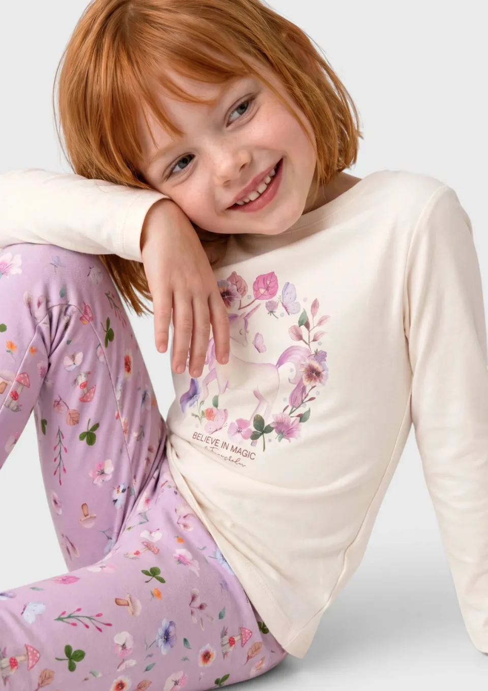 s.Oliver longsleeve met print ecru