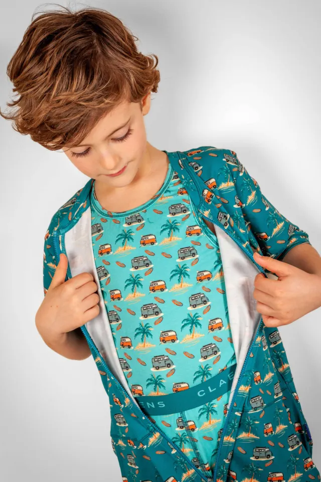 Claesen's Happy Camper boxershort petrol