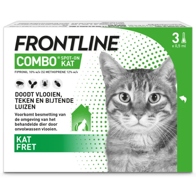 Frontline Combo spot-on vlooiendruppels kat