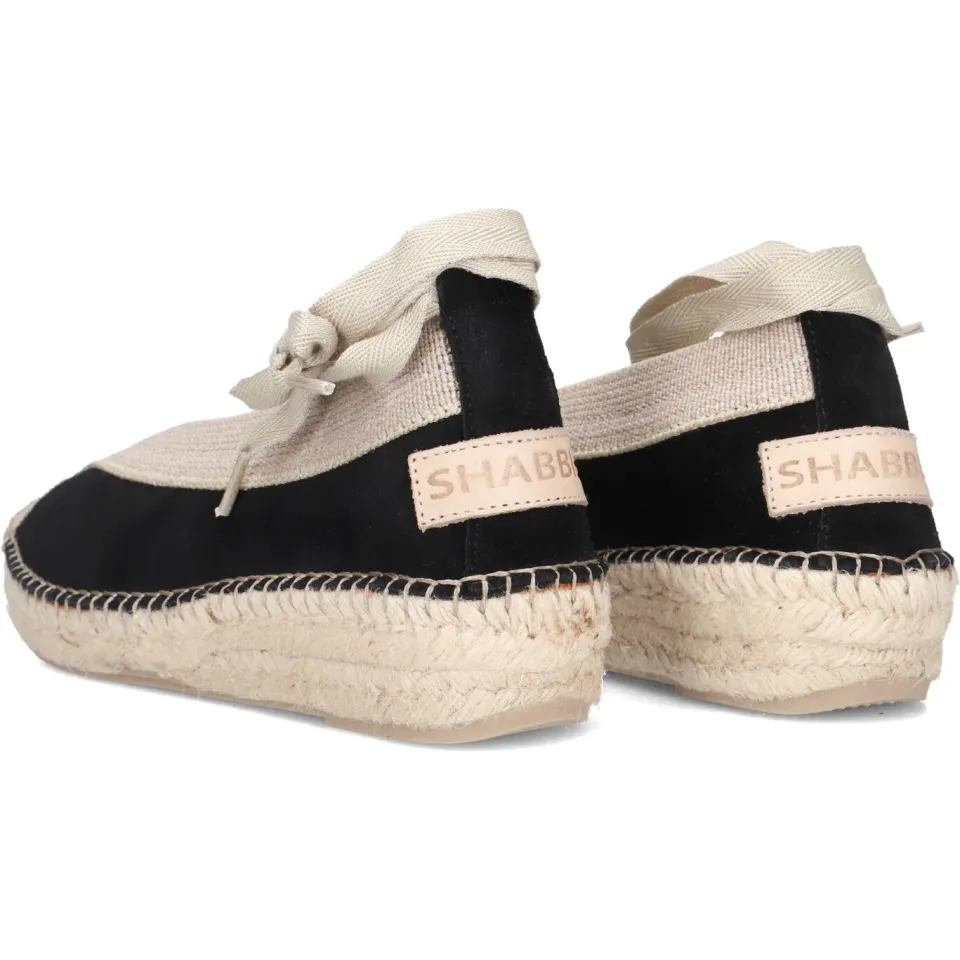 Shabbies Amsterdam Palma espadrille zwart, foto 5