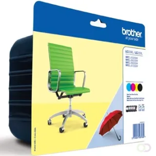 Brother LC-229XLVALBP inktcartridge 4 zwart