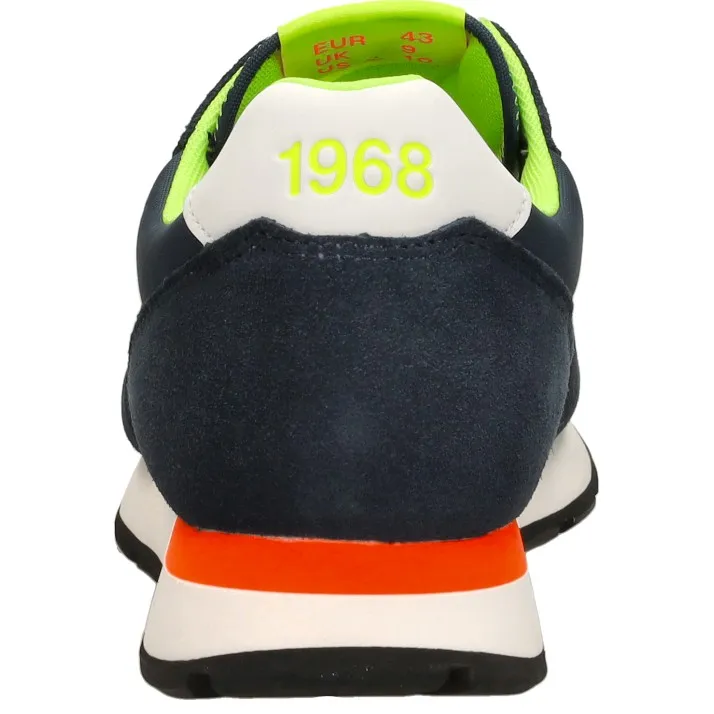 Sun68 Tom Fluo lage sneakers donkerblauw blauw, foto 4
