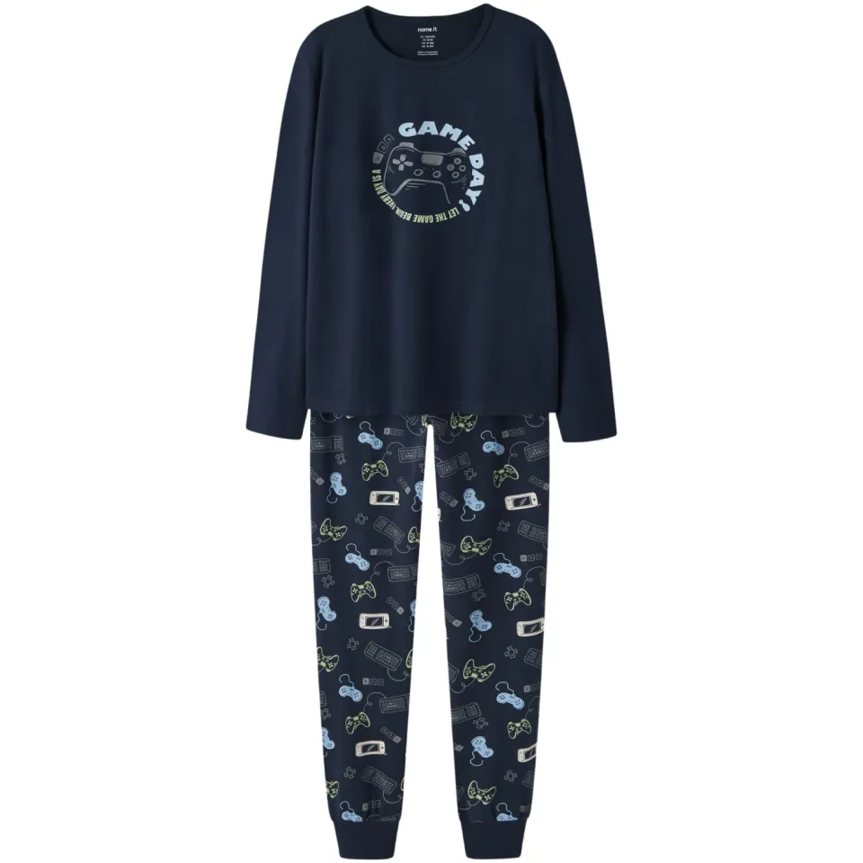 NAME IT Gamer pyjama donkerblauw, foto 2
