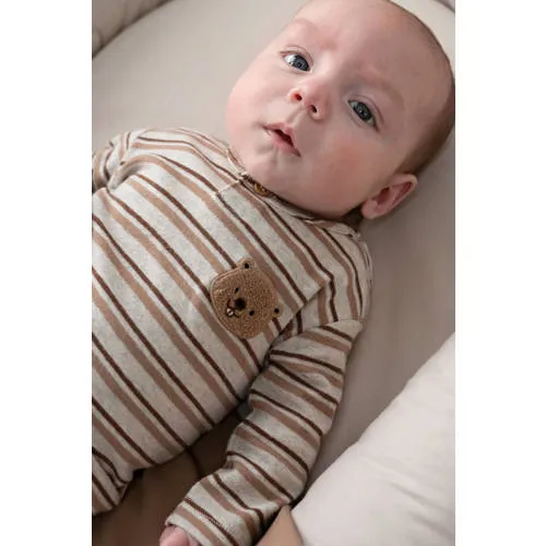 Feetje Tiny Timber Tales longsleeve beige gestreept, foto 4