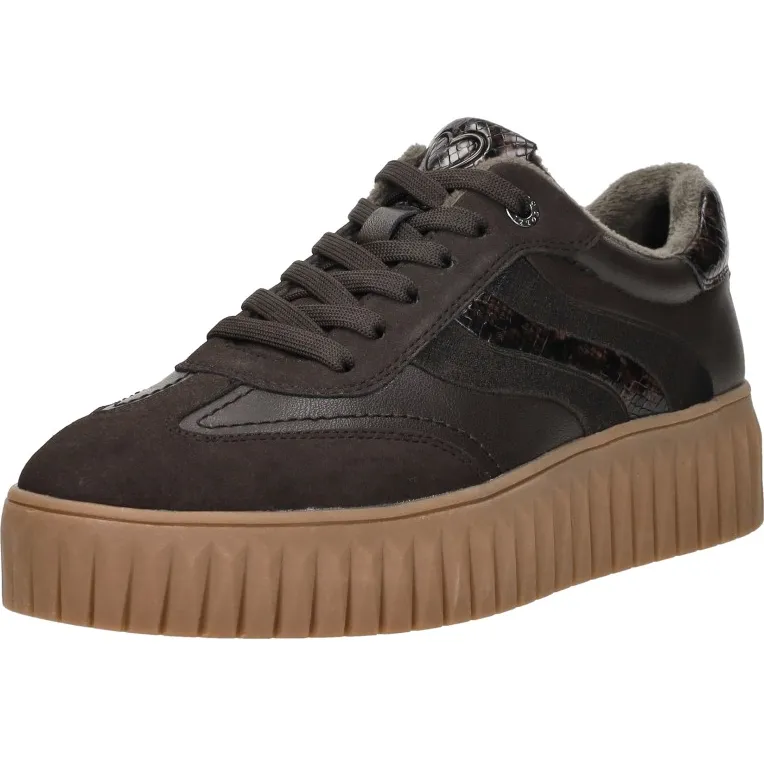 Marco Tozzi Sneakers Laag donkerbruin, foto 3