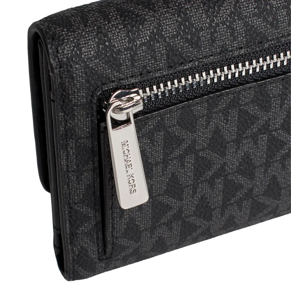 MICHAEL Michael Kors Jet Set portemonnee zwart, foto 3