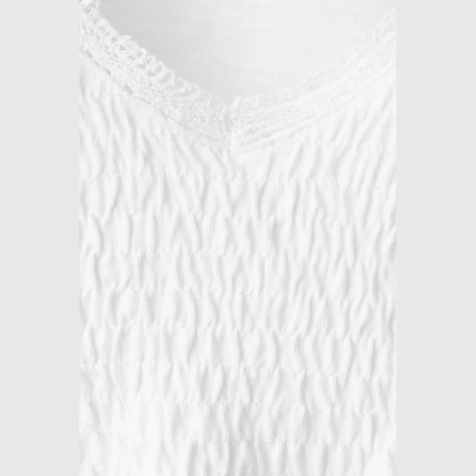 Mango blousetop met plooien naturel wit, foto 7