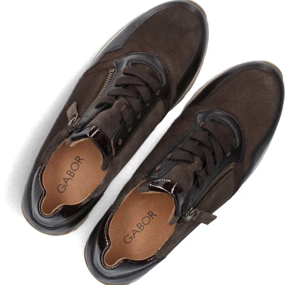 Gabor Sneakers 528 Bruin, foto 4