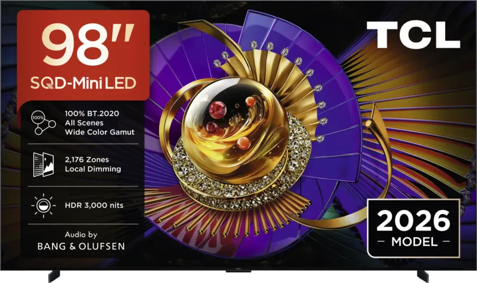 TCL 98MQLED85L miniLED-televisie zwart, foto 2
