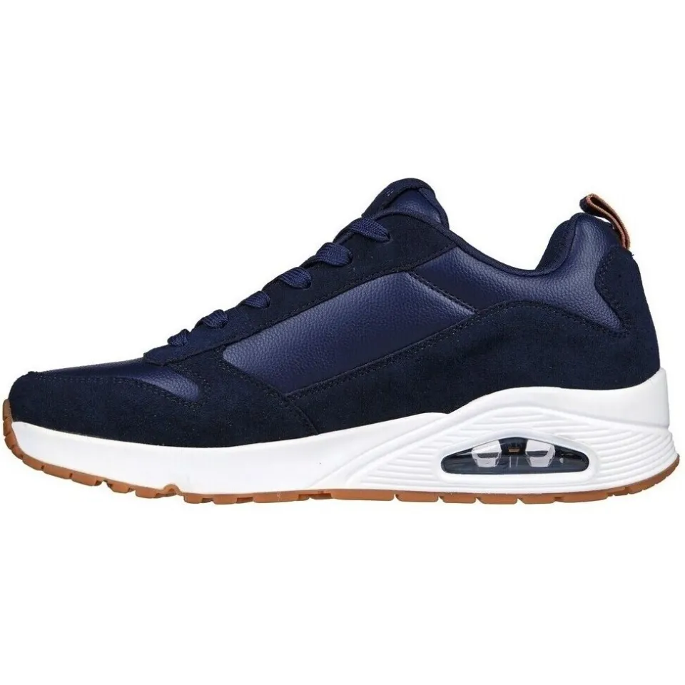 Skechers Uno Stacre lage sneakers blauw, foto 3