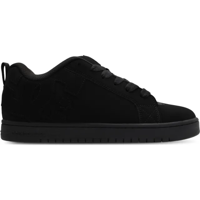 DC Shoes Court Graffik Sneakers Heren - Zwart - Suède Black