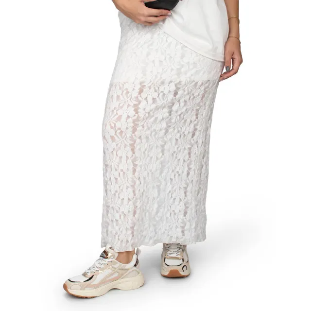 POSH by Poelman Poelman Harper lage sneakers wit, foto 5
