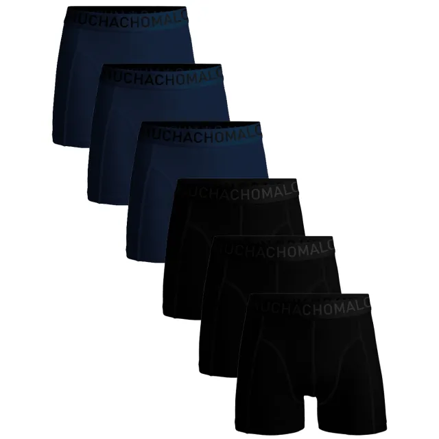 Muchachomalo Heren 6-pack Boxershorts Microfiber Veelkleurig