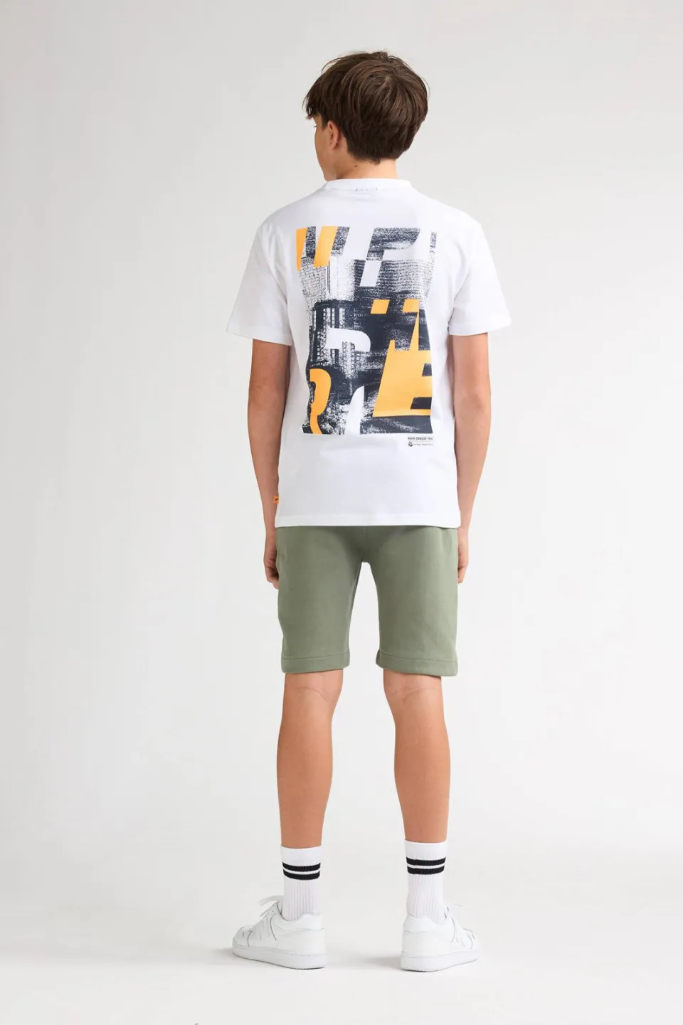 Petrol Industries T-shirt met backprint wit, foto 3